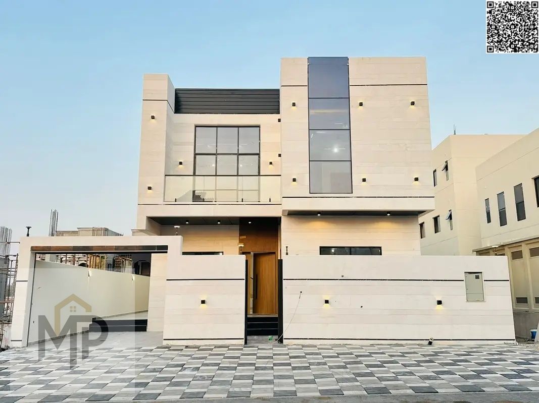 One of Ajman's most luxurious villas for sale in a prime location, including registration and ownership fees | Bank financing available with flexible