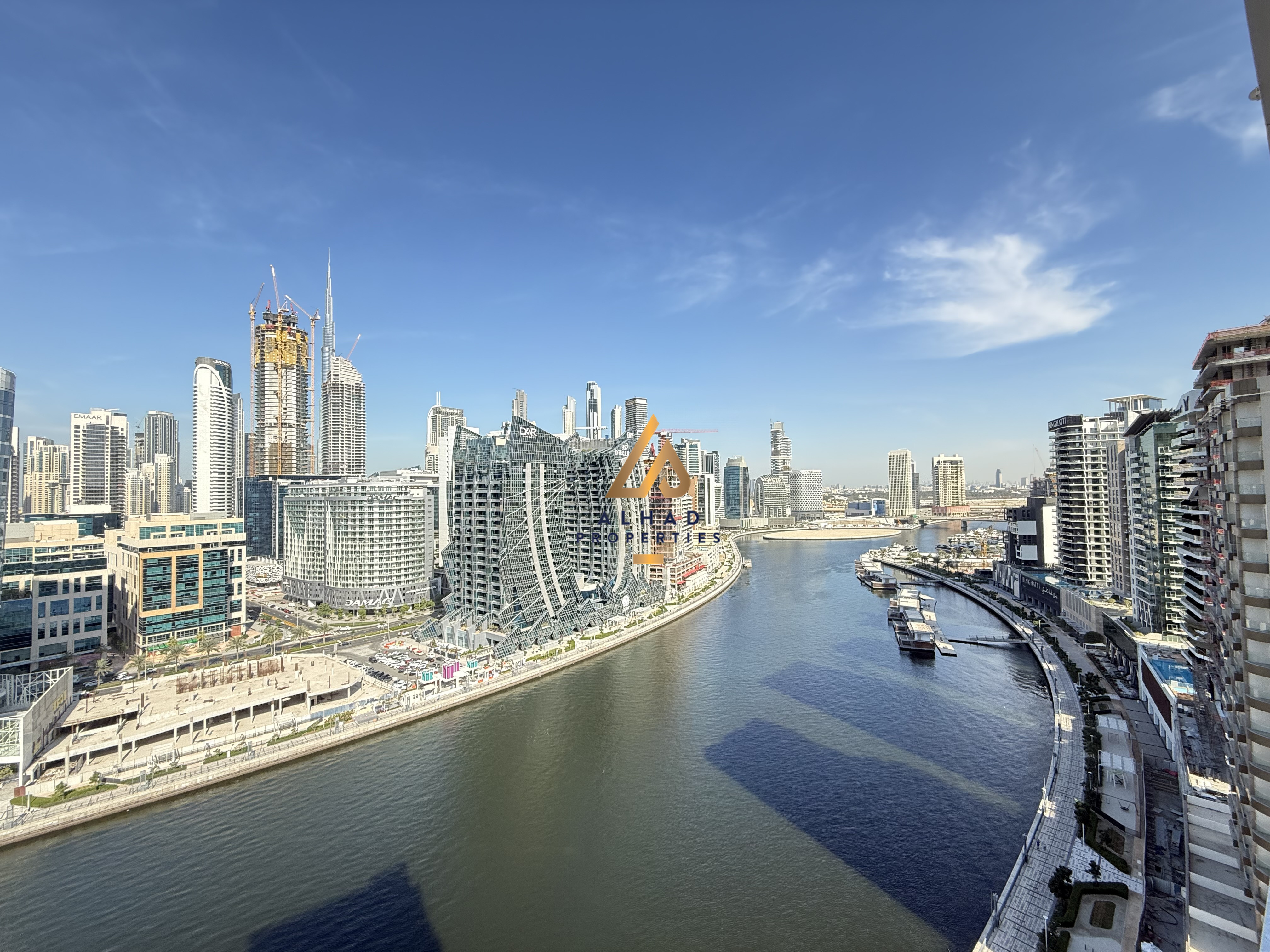 Spacious 2BR with Canal and Burj View | High floor