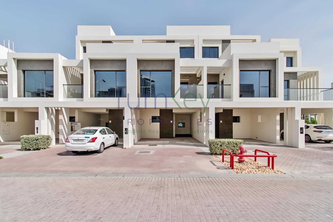Rare unit, Single row, Brand new, 3 bedrooms + one bedroom on top floor + maids room