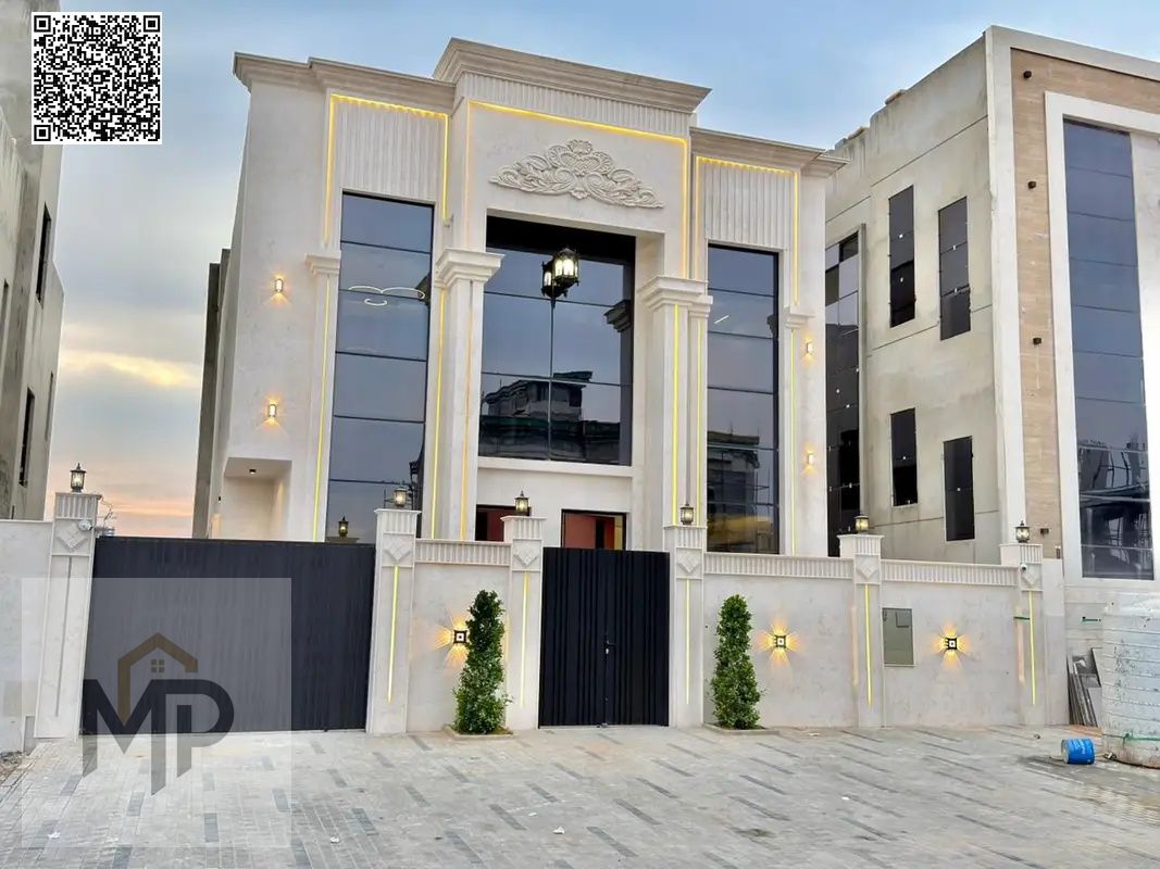 Villa for sale in Ajman at a bargain price, including fees. Excellent location. Freehold ownership for life for all nationalities with available bank