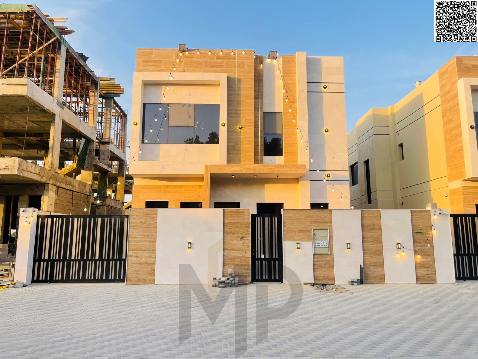 Villa for sale - two floors and a large yard - near Sheikh Mohammed Bin Zayed Road - freehold ownership for all nationalities for life