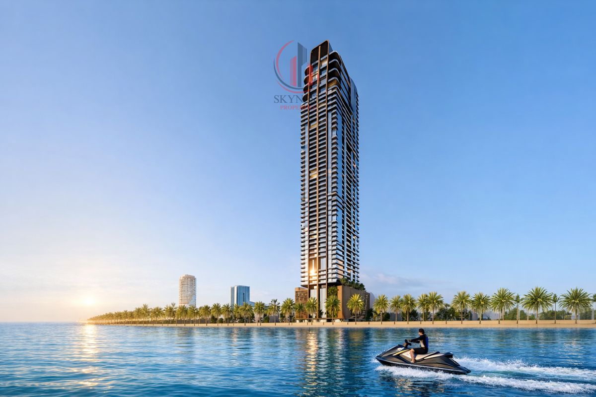 Sea View Furnished 2BR + Maid Room on Al Khan Beach | Al Ghaf Tower