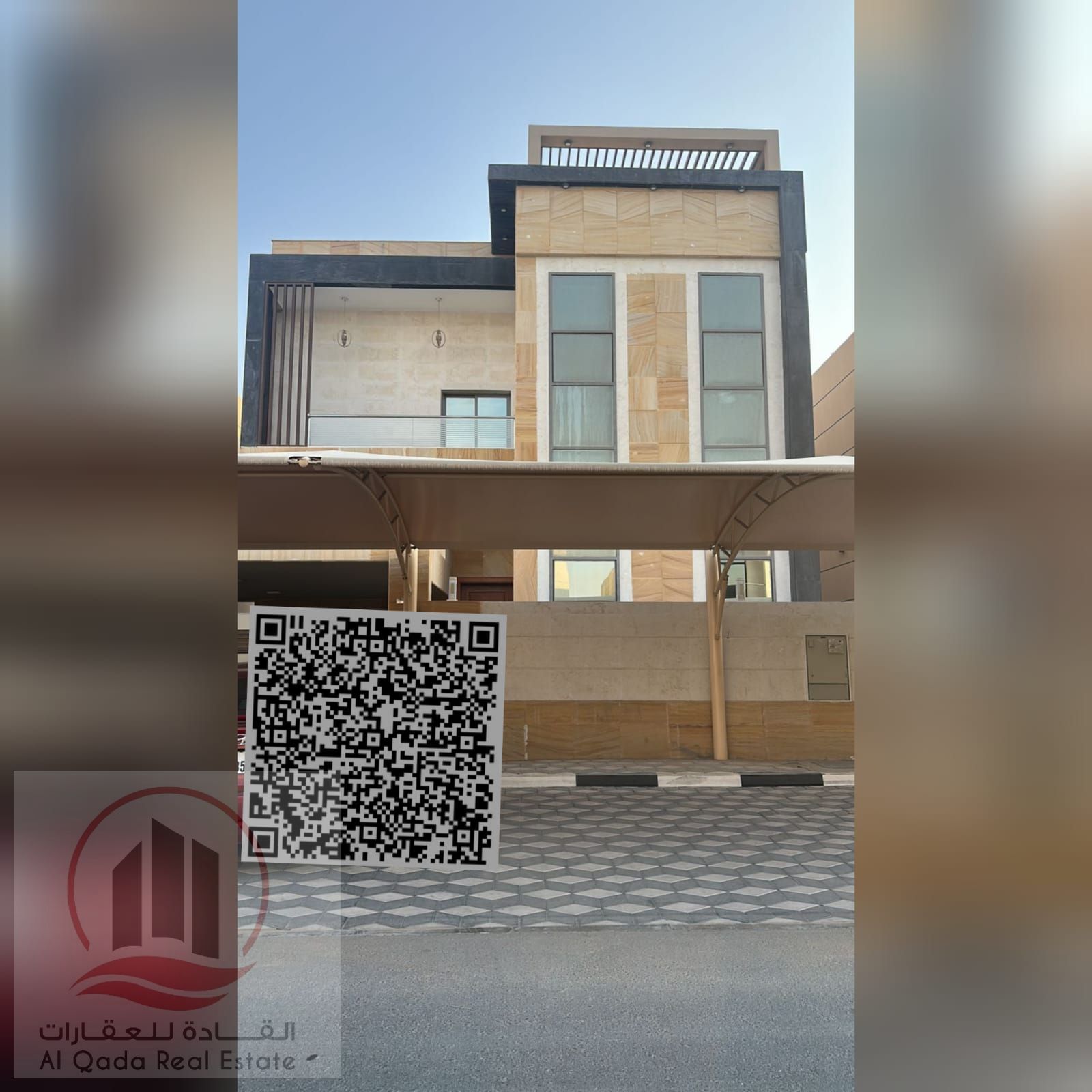 Villa for annual rent in Al Yasmin, 5 rooms, central air conditioning