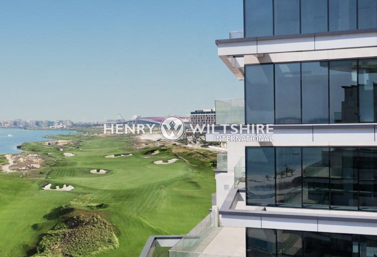 Furnished | 3 bed corner unit | Golf and sea views