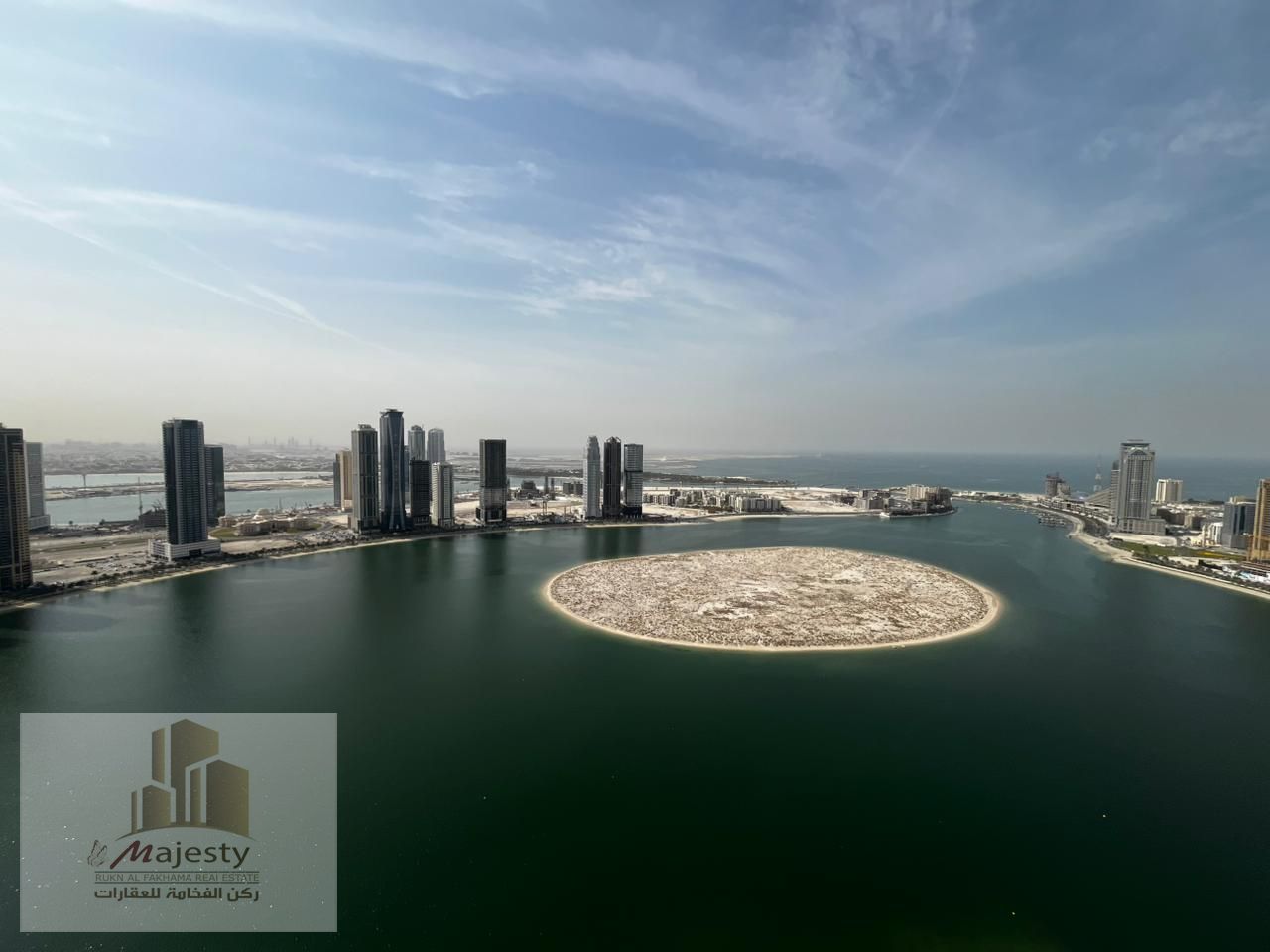 Luxury Duplex Apartment for Rent in Al Khan with Full Sea View | 4 Bedrooms + Maid Room | 3200 Sq. Ft | Prime Family Location Near Al Khan Lake & Al Qa