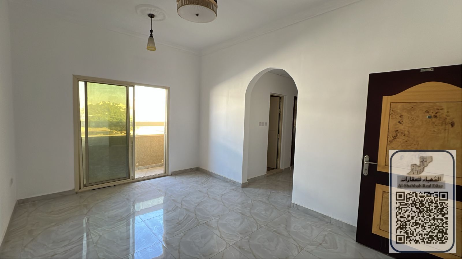 One-bedroom apartment in Al Rawda 2 area, immediate occupancy, balcony with a view