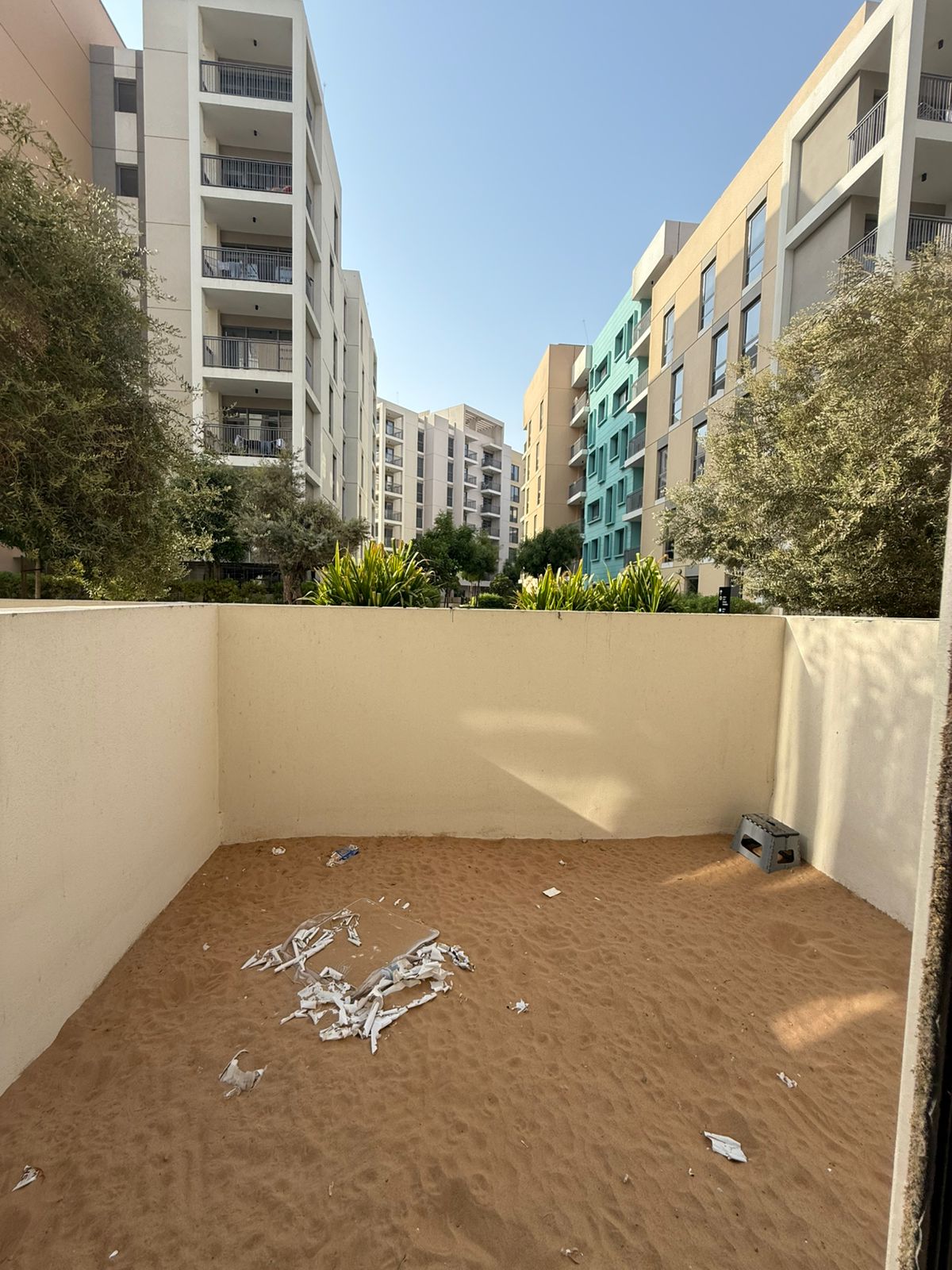 Spacious studio in Uptown Al Zahia, Sharjah, with central AC and open view.