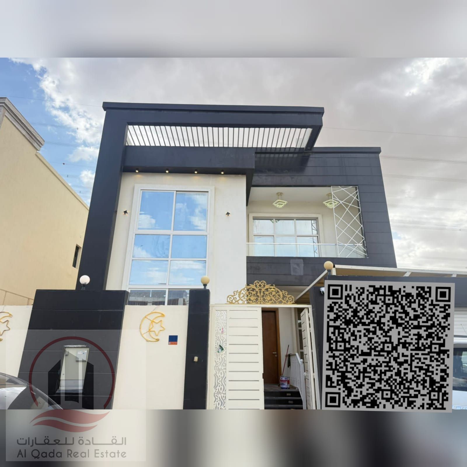 Villa for annual rent in Al Yasmin, 5 rooms, central air conditioning