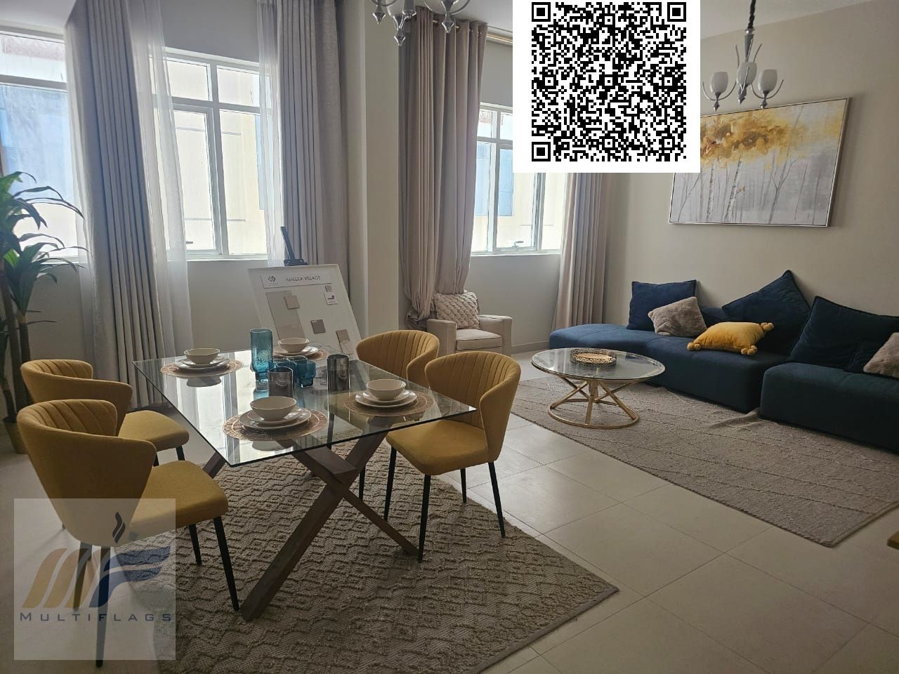A great opportunity to own a ready-to-move-in 1BHK apartment for sale in Al Ameera Village, Ajman, in the Al Yasmin area.