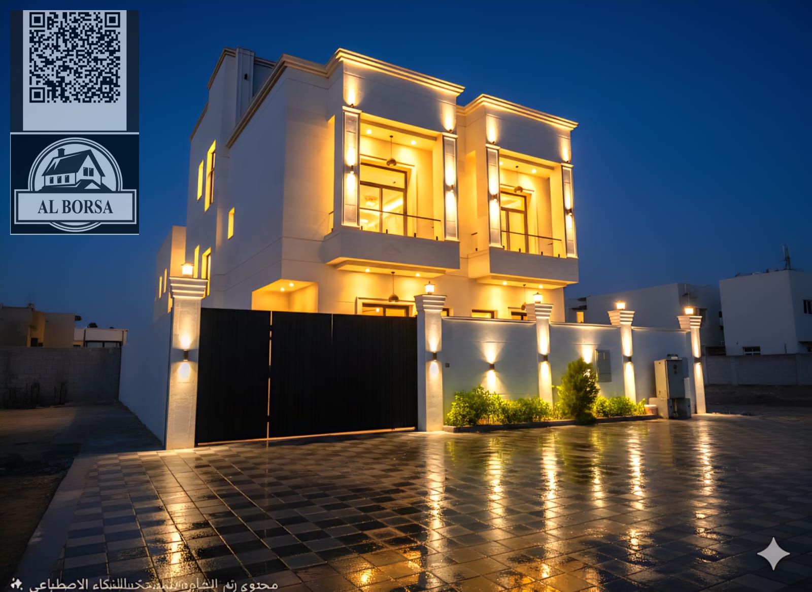 Villa for sale in Al Helio | 6 master bedrooms | Majlis and living room | Maid's room + roof terrace | AED 1,950,000