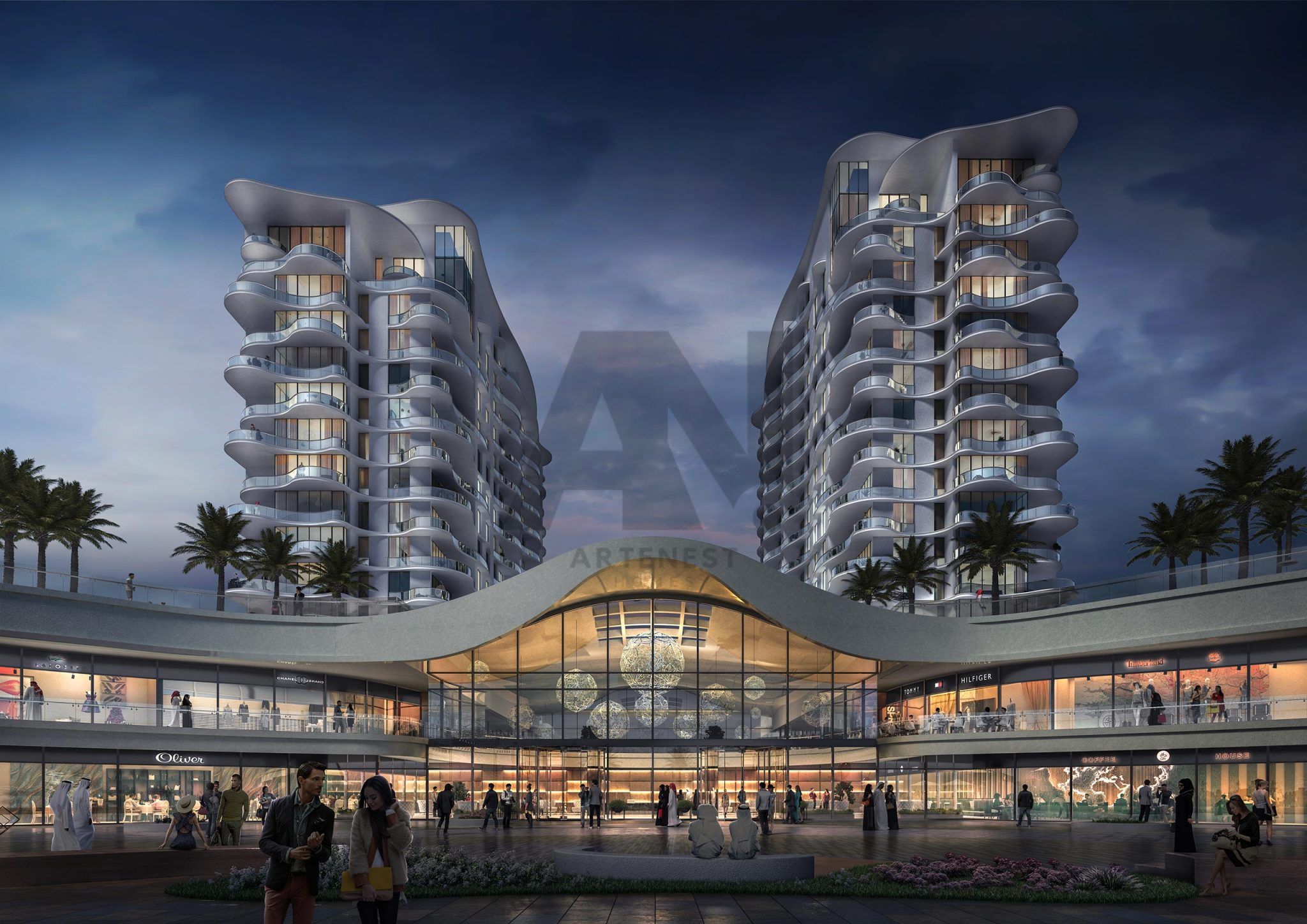 Charming 1 BR in Bay Residences with Sea View