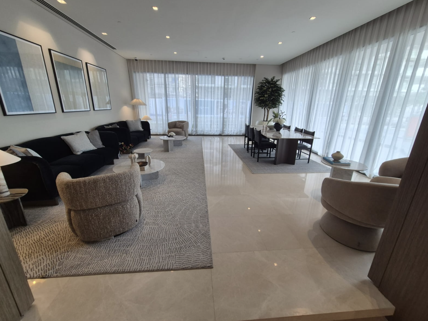 One Month Free | Spacious 3BR + Maid | Full Sea & Yacht Marina View