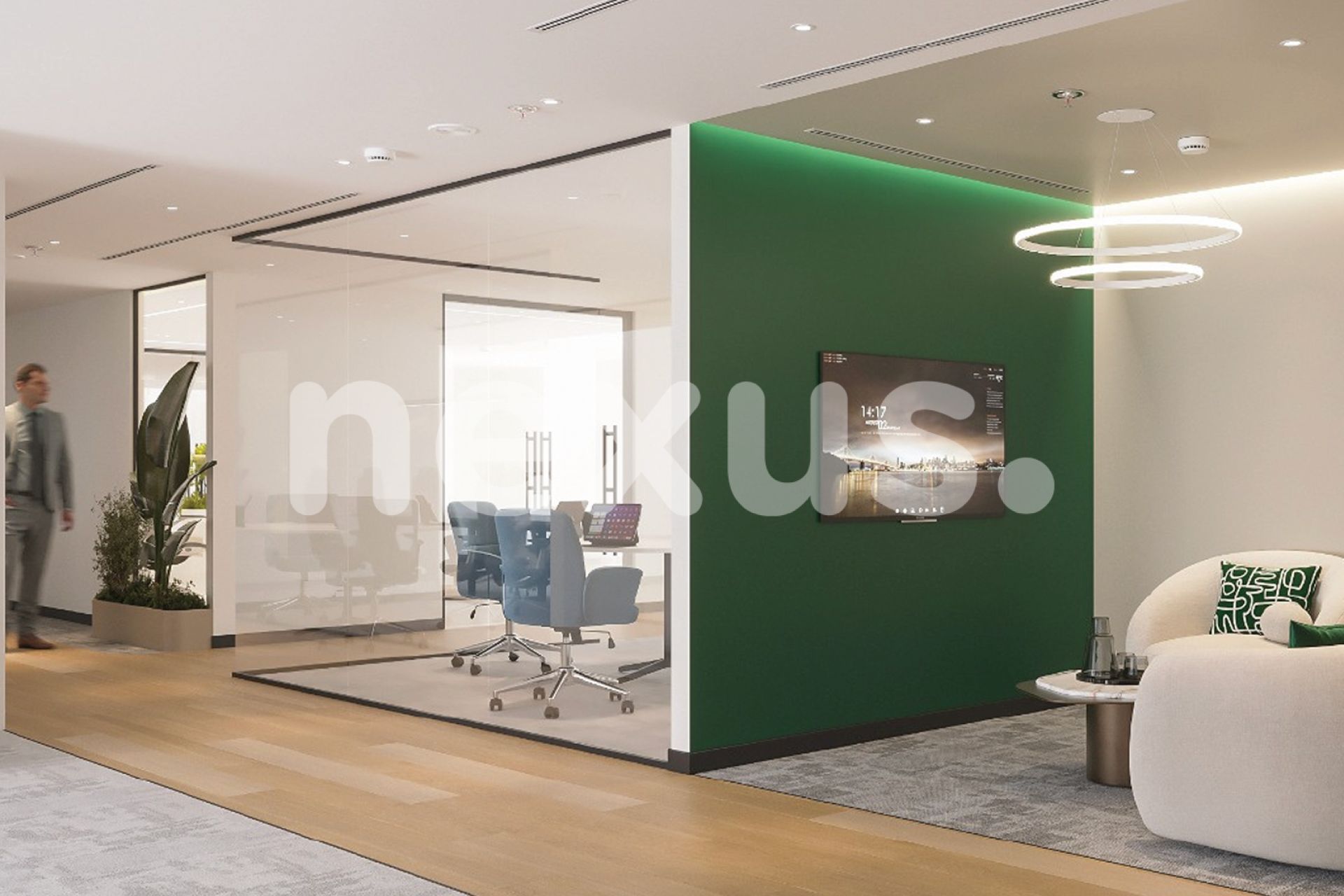 Furnished Office | Spacious Layout | Mid Floor