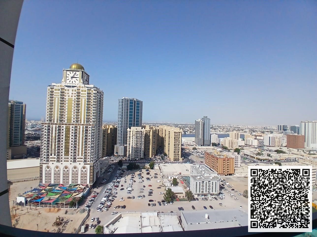 Unmissable Opportunity! 1 BHK for sale in Gulfa Tower – Ajman, Full Clock View, Price: AED 690,000