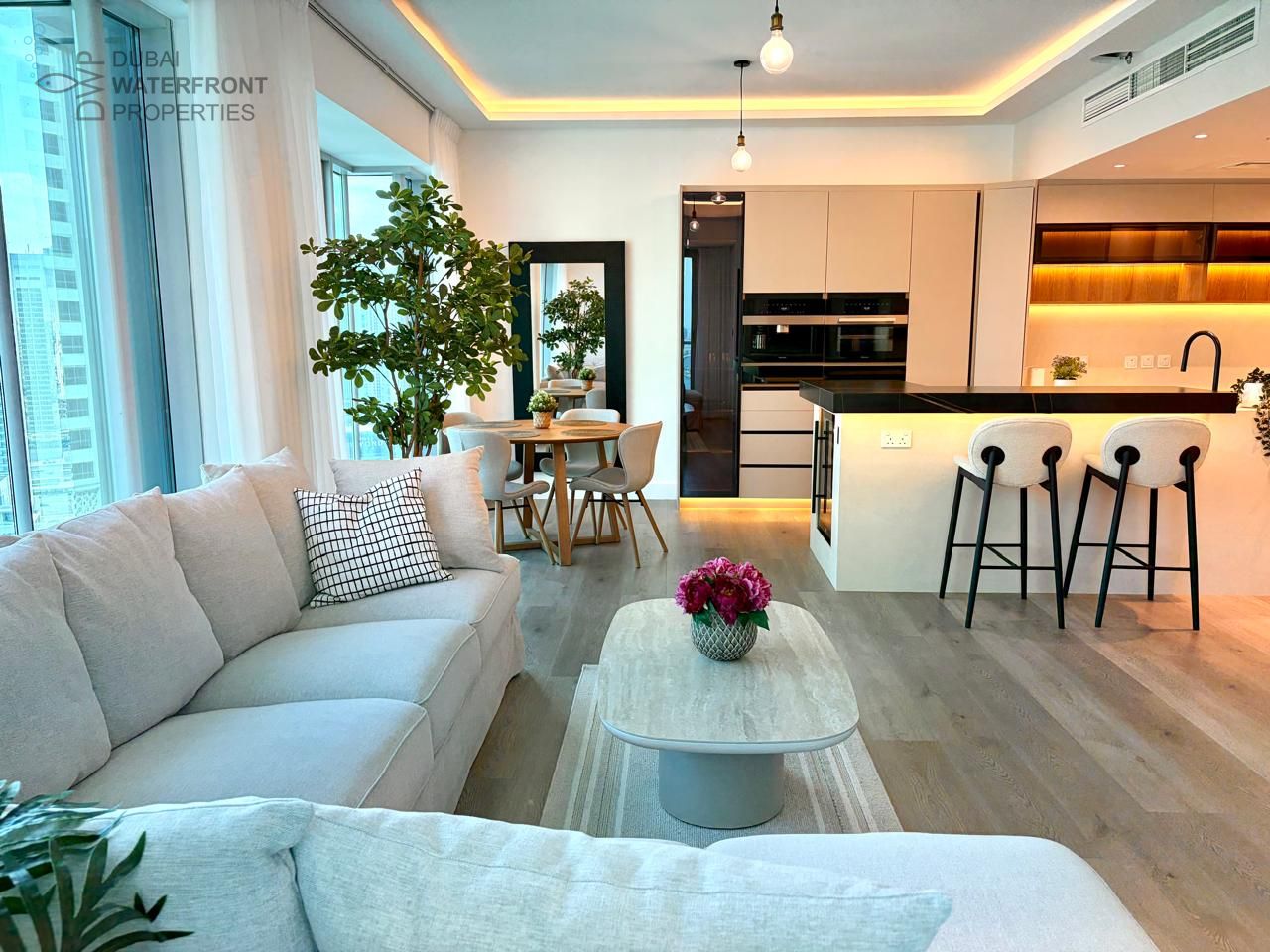 High-End 2BR | Fully Furnished | Marina & Sea View | Available for Monthly Stay