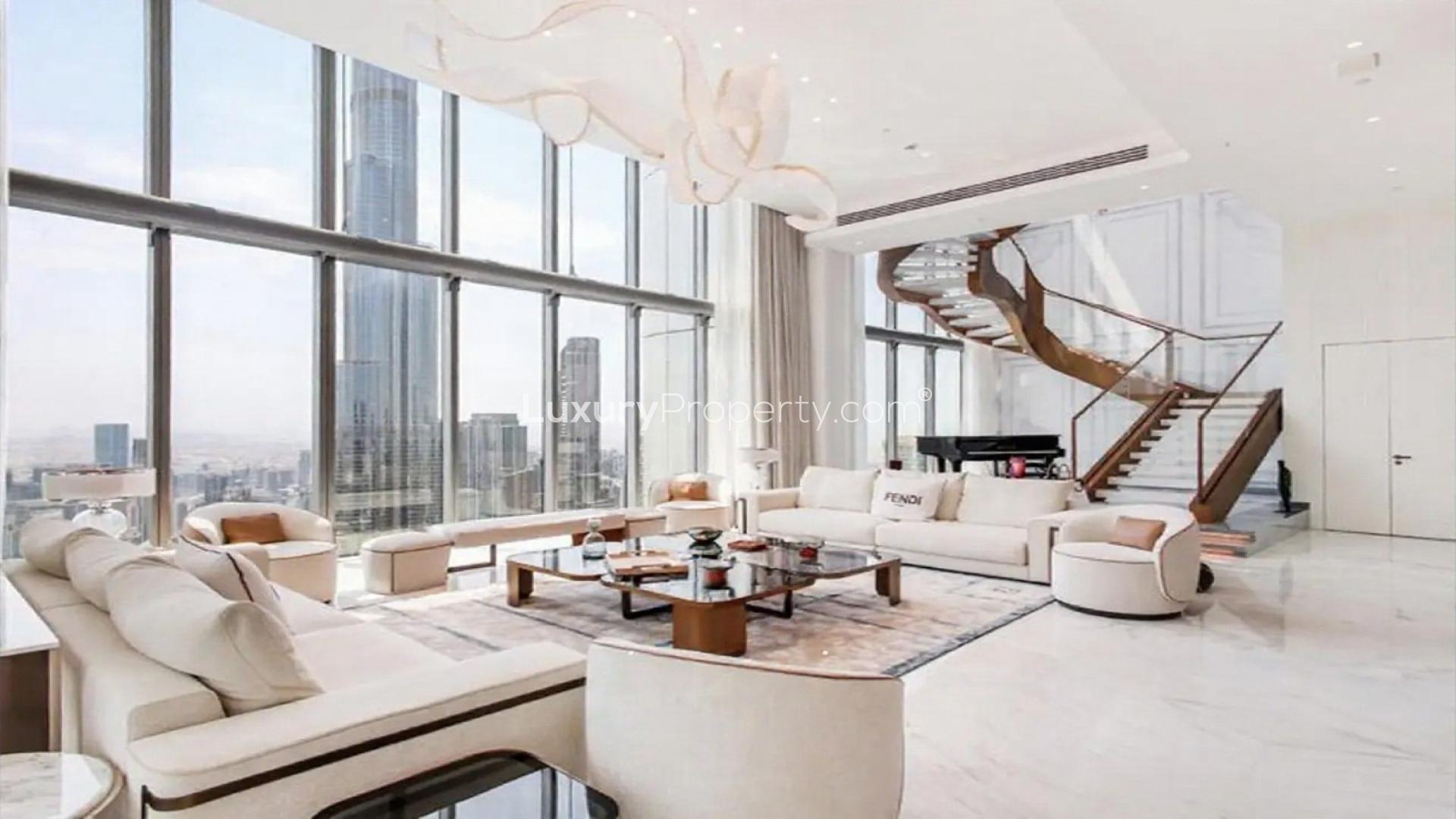 Downtown Dubai Penthouse with Burj Khalifa Views