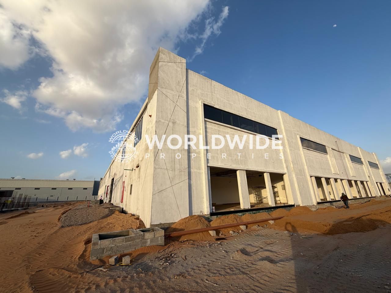 WAREHOUSE FOR RENT - BRAND NEW - UPTO 100 KW ELECTRICITY - IN UMM AL QUWAIN - RENT 593000/-