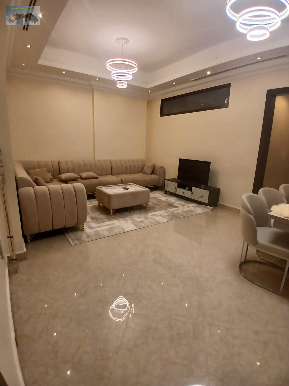 Three beautiful furnished rooms for annual rent in a prime location and modern design