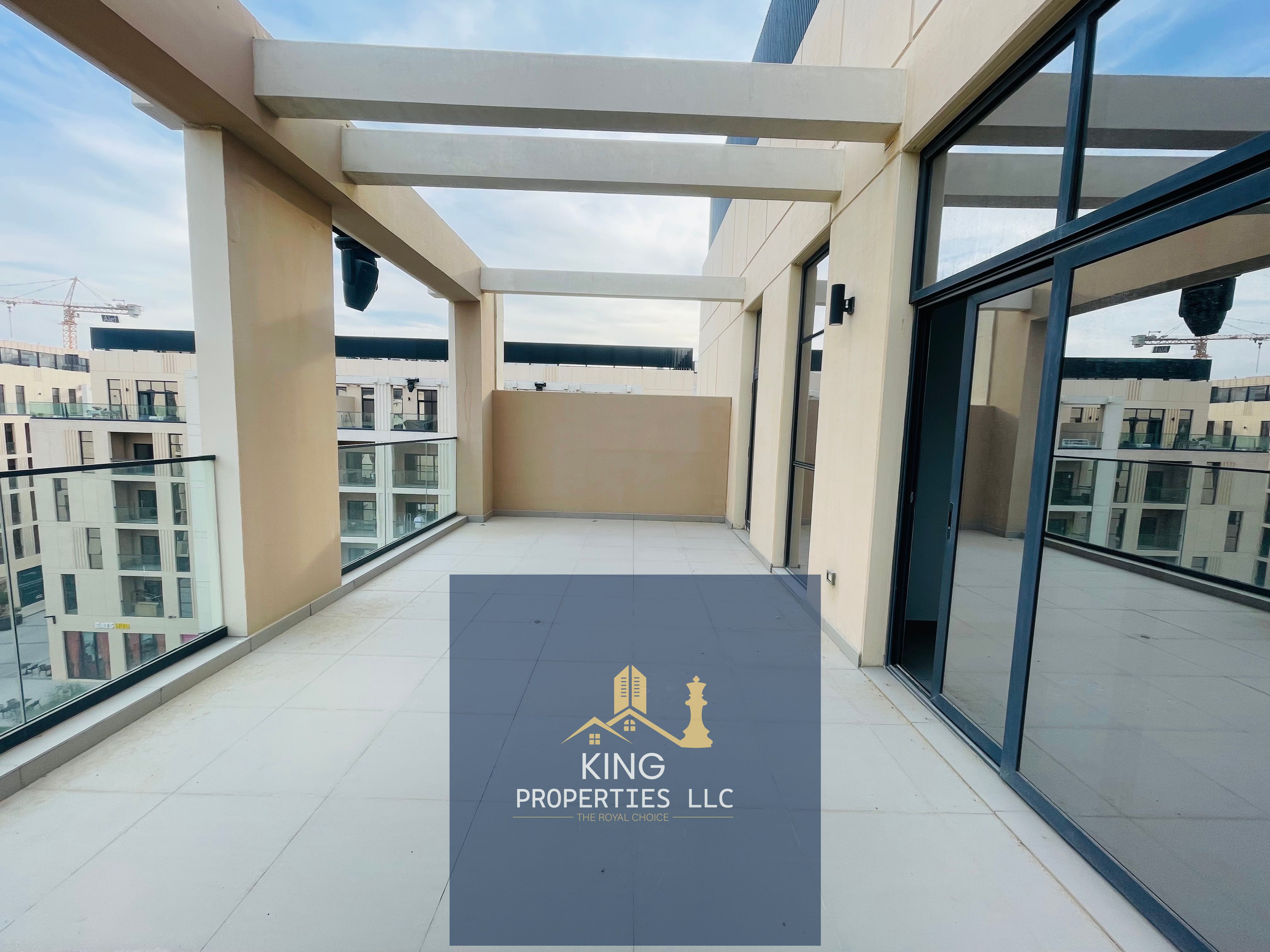 One bedroom pent house is available for rent in Al Mamsha