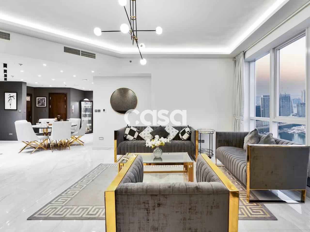 High Floor | Partial Marina View | Modern 2BR