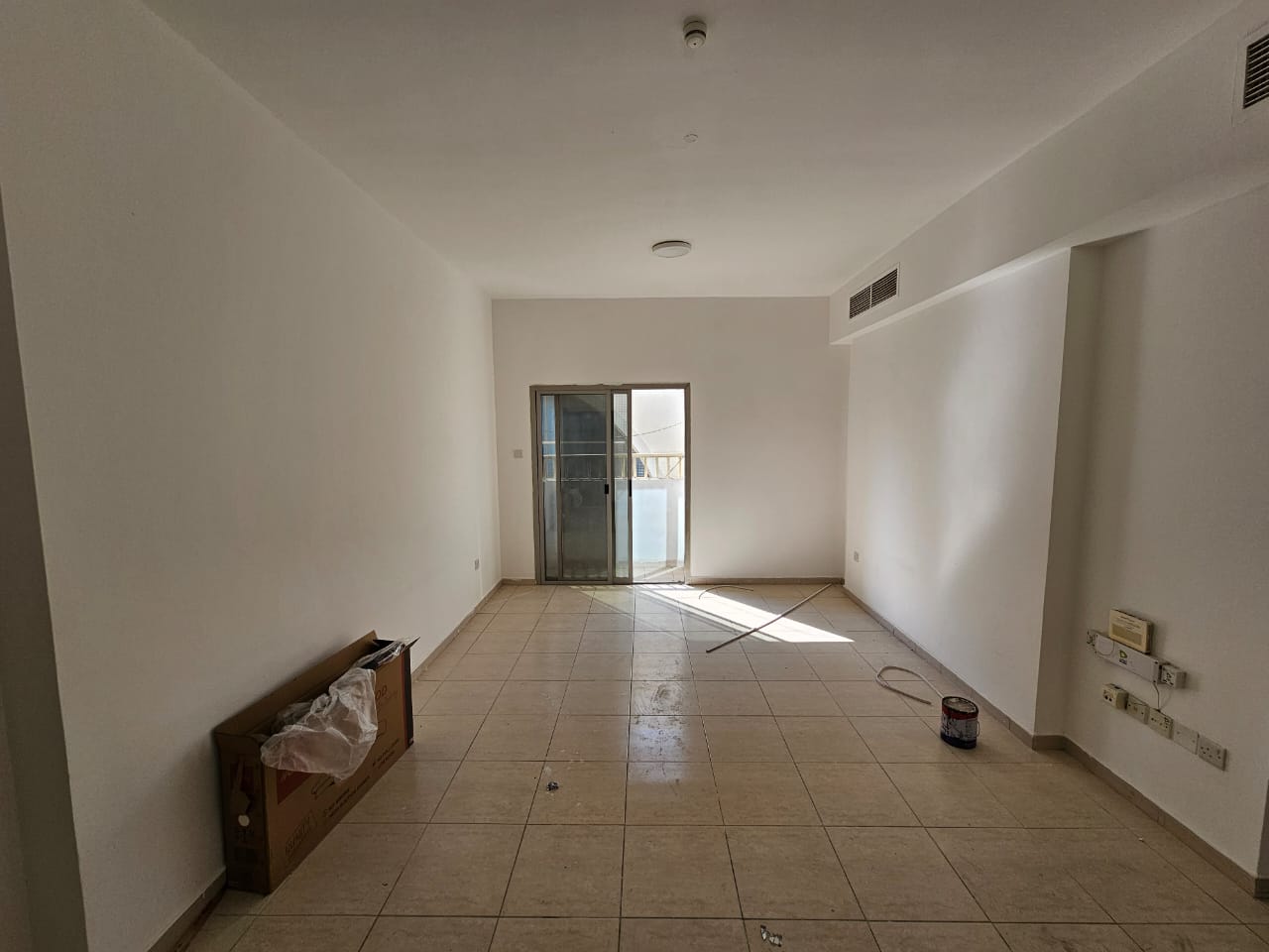 Two bedroom hall with balcony / free gym pool / central AC / central gas / prime location near services / easy access Dubai Ajman.