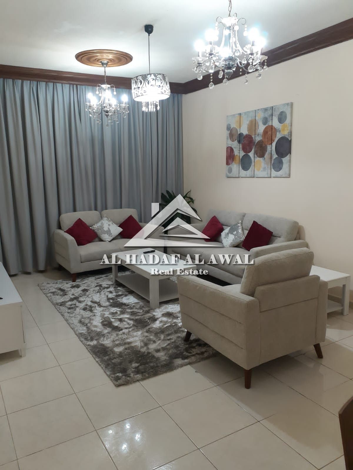 1-Bedroom Apartment for Rent – Al Taawun Ready to move in, 1 bedroom and hall, including internet. Refundable deposit 1000. Rent 4800 only.
