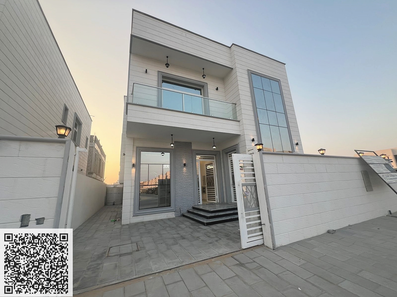 Villa for sale in Al Zahia - 5 rooms - 4 stone facades - Includes installation of split air conditioners, registration fees and surveillance cameras!