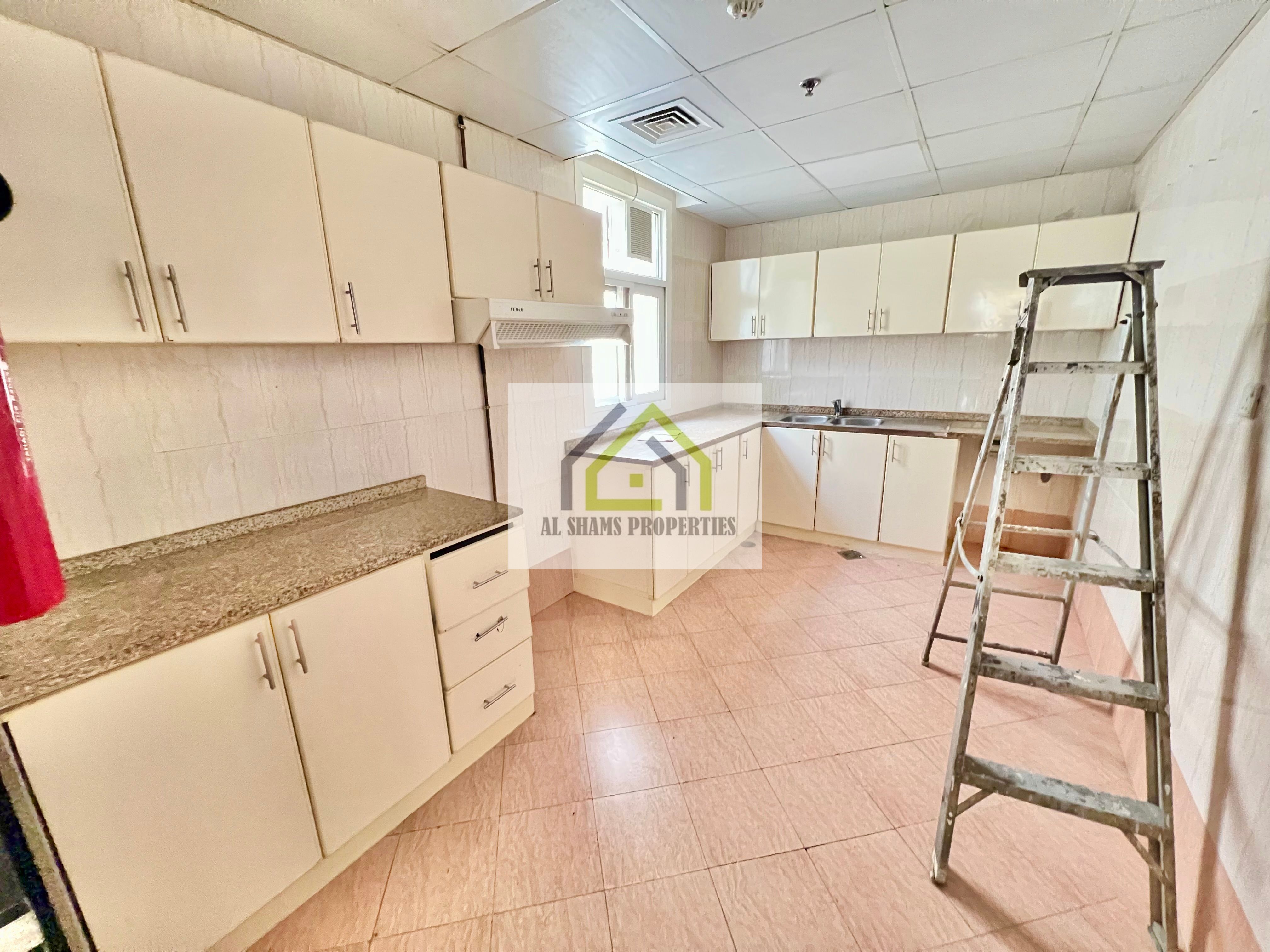 Upgraded 1bhk with 2 bath ( with parking 40k) New muwailh