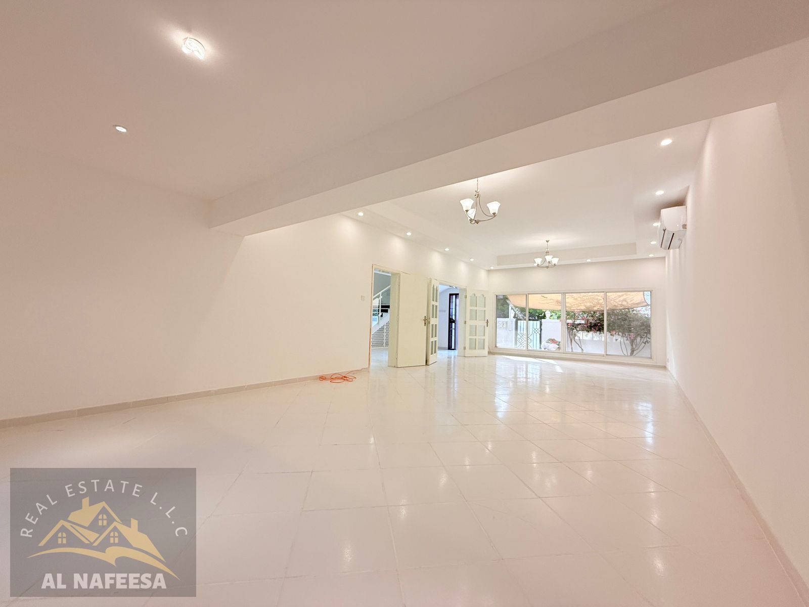 Spacious 3 Bedroom Semi-Independent Villa with Centralized AC | Prime Garhoud Location