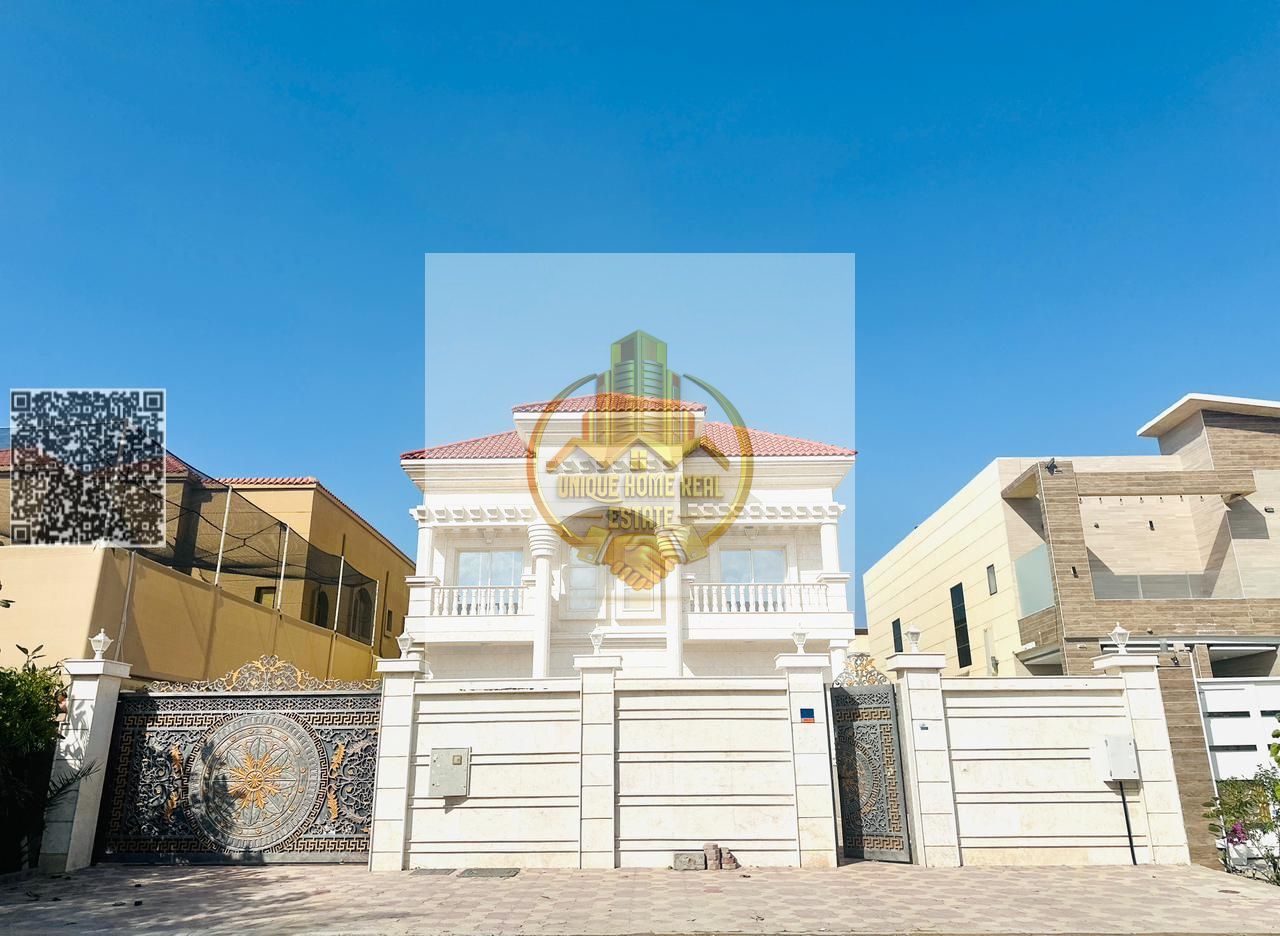 A luxurious classic villa is available for rent, ready to move in, in a prime location in Al Muwaihat 1, Ajman