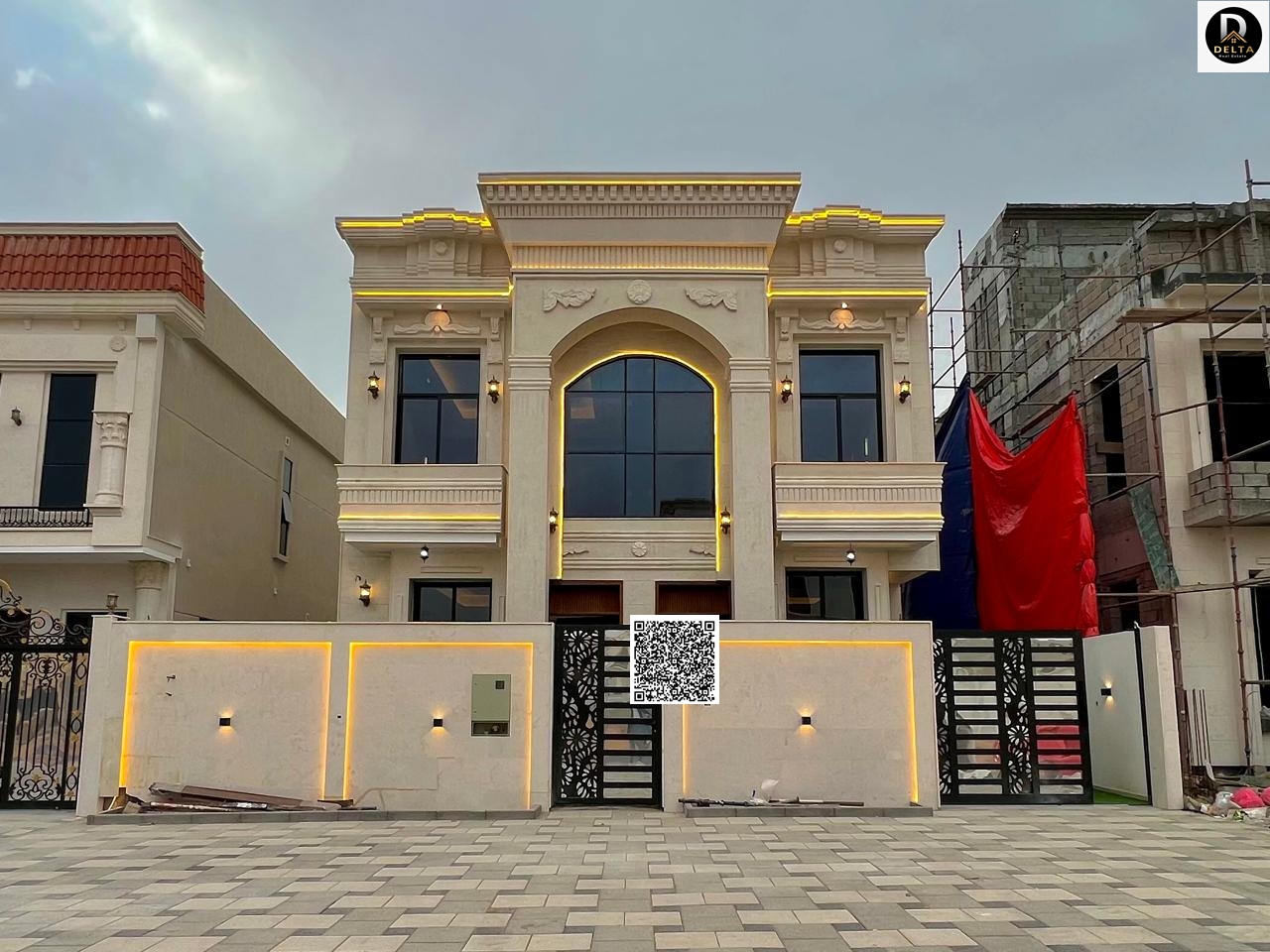 Own a villa with a palace design and high-end finishing, at a price that includes registration, ownership, water, and electricity fees. Ready to move