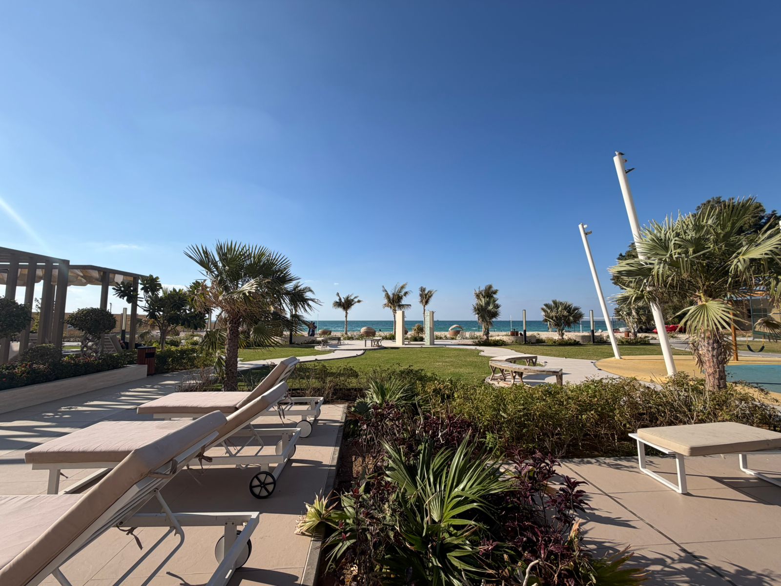Ultra-Luxury 3BR Apartment, Al Khan Residence | Master Bedrooms | Free AC | 2 Parking | Gym & Pool | Private Beach | Balcony View