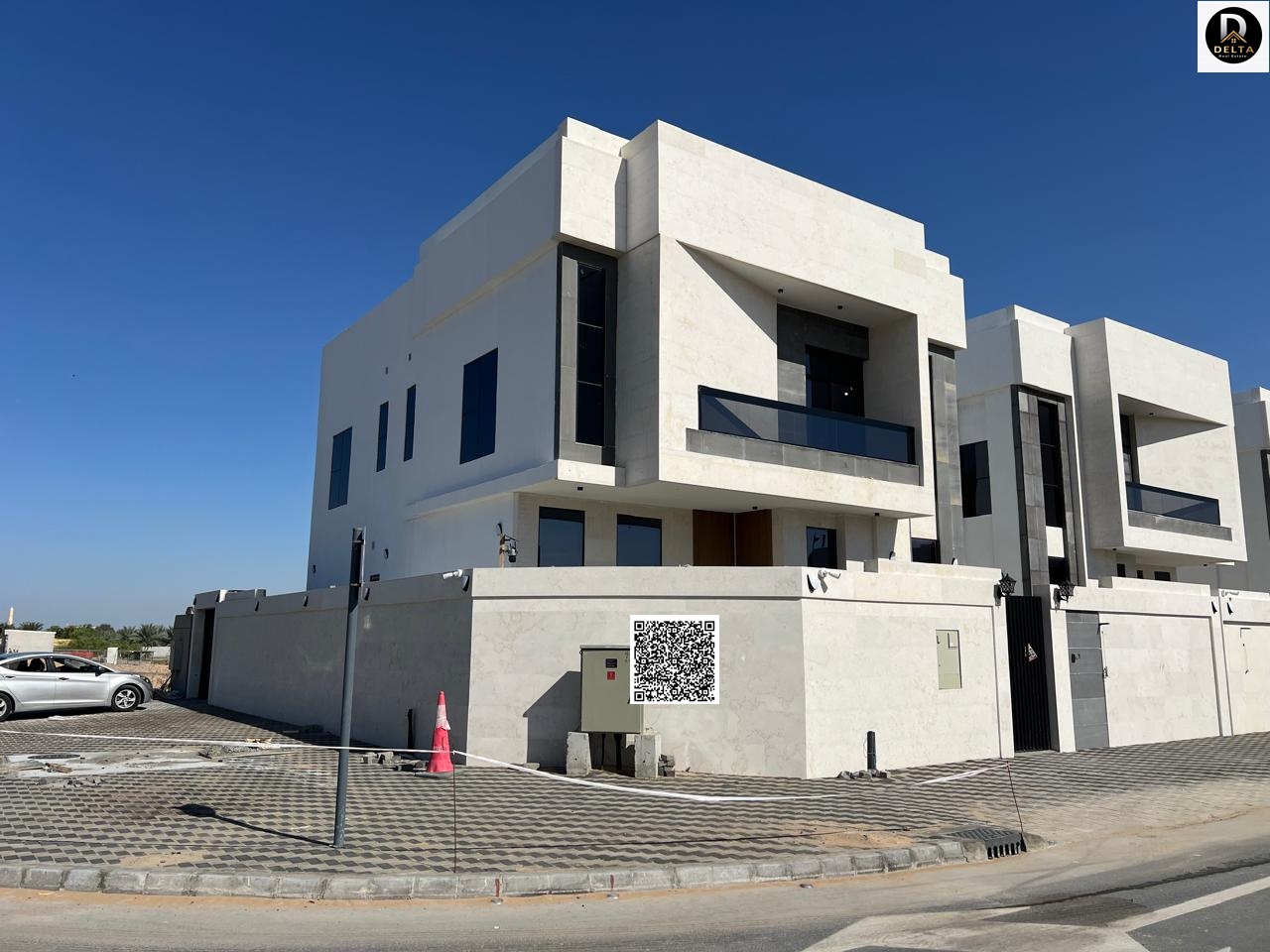 Own a luxury corner villa for sale in Al Zahia, Ajman. Freehold ownership for all nationalities – registration included. Prime location on the main ro