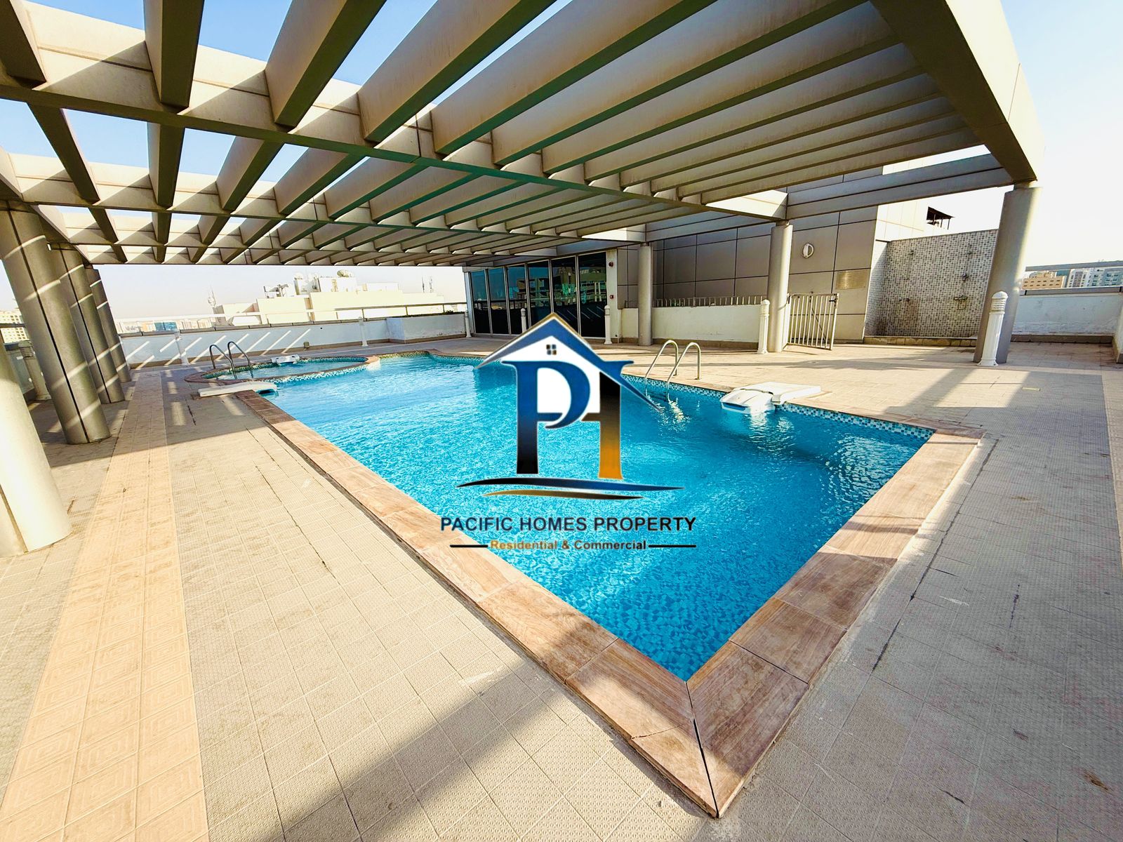 GAS FREE LUXIOURES 1 BEDROOM WITH GYM SWIMMING POOL AND COVERED PARKING