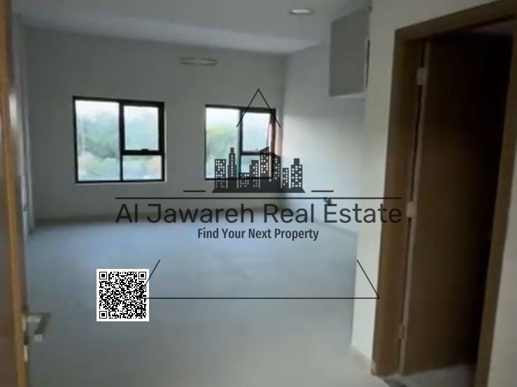 Ready-to-move-in studio apartment for sale in Kentia B, Al Zahia area, Ajman, with an open view of the villas and in a quiet residential location.