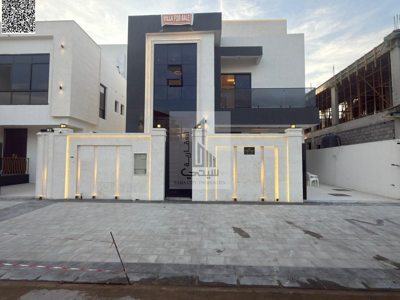Villa for Sale in Al-Haliyo Area • 6 Master Bedrooms • Majlis with Bathroom • Living Room with Bathroom • Main Kitchen • Maid's Room • Large Set