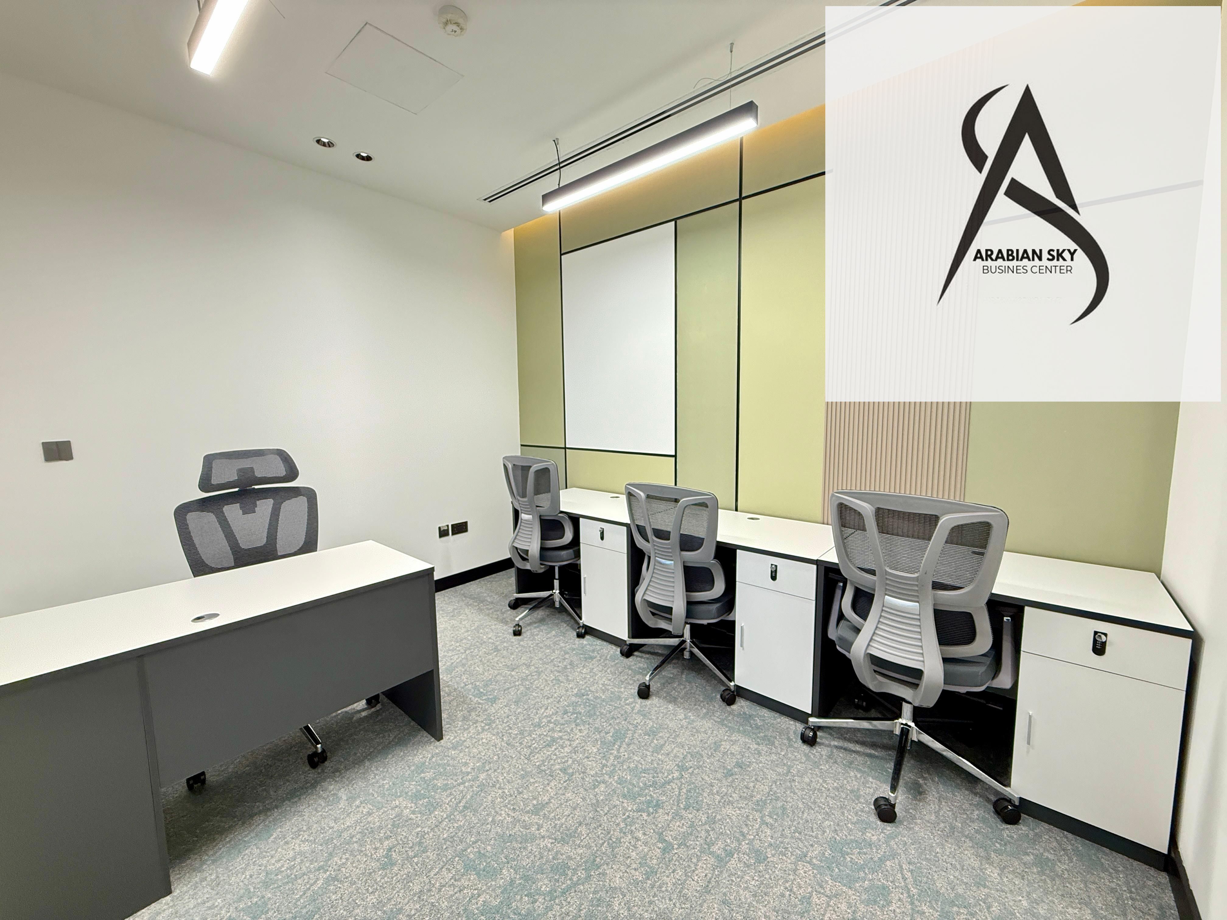 Corporate Offices with Elegant...