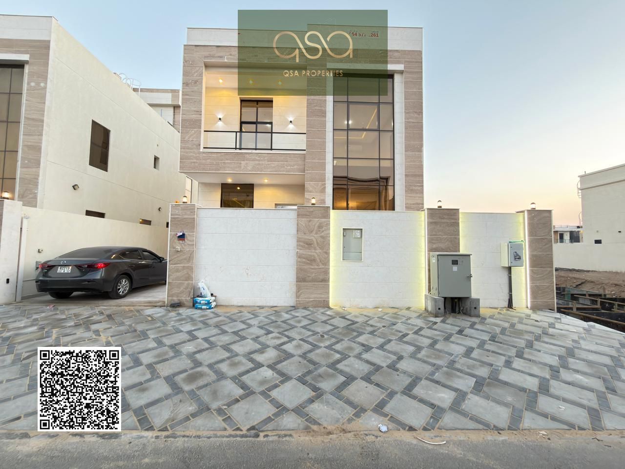 Own a luxury villa in a prime and strategic location Al-Yasmin Garden Scheme, price includes water, electricity, and air conditioning