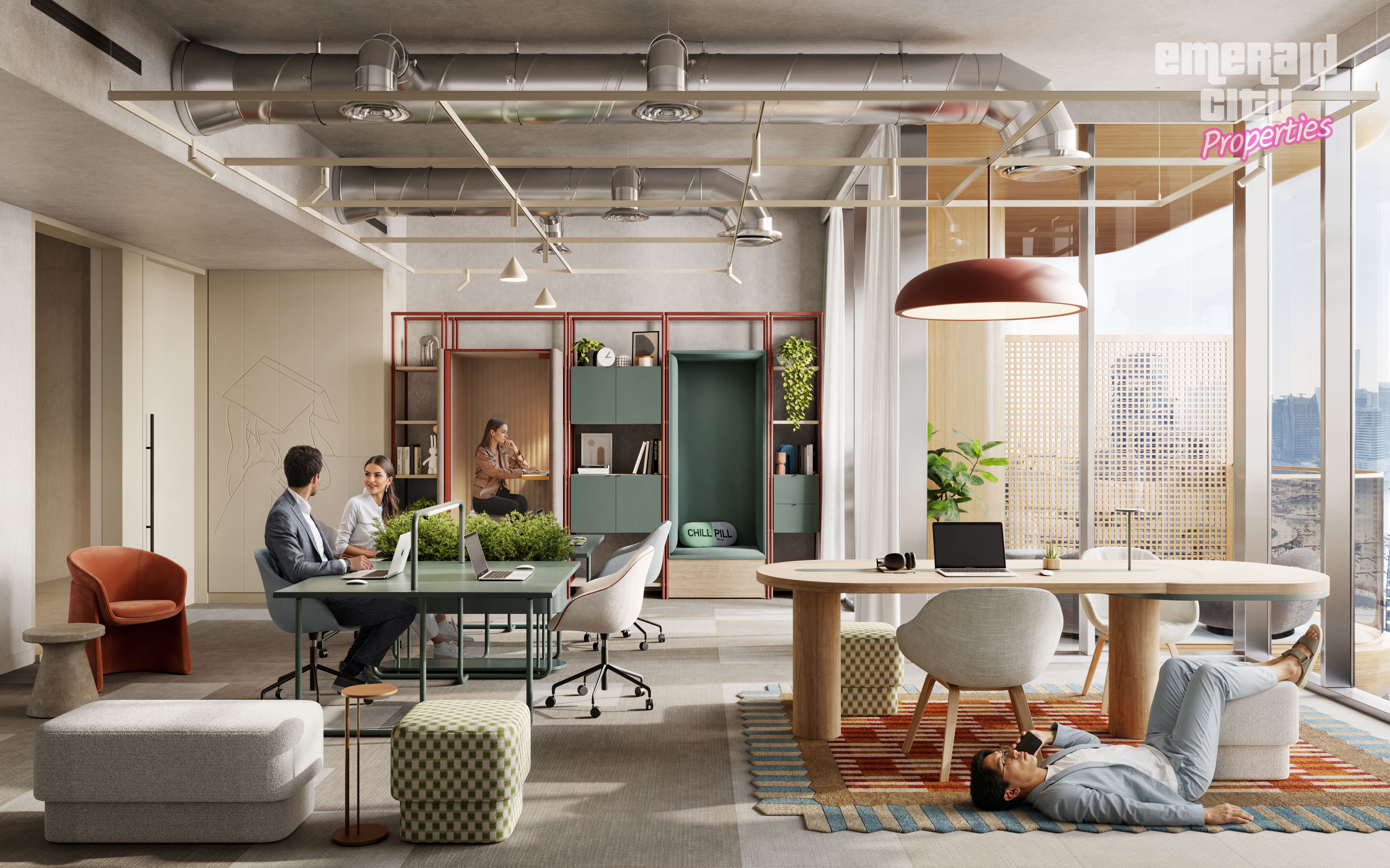 NEW OFFICES - FULLY FURNISHED OFFICES - PAYMENT PLAN