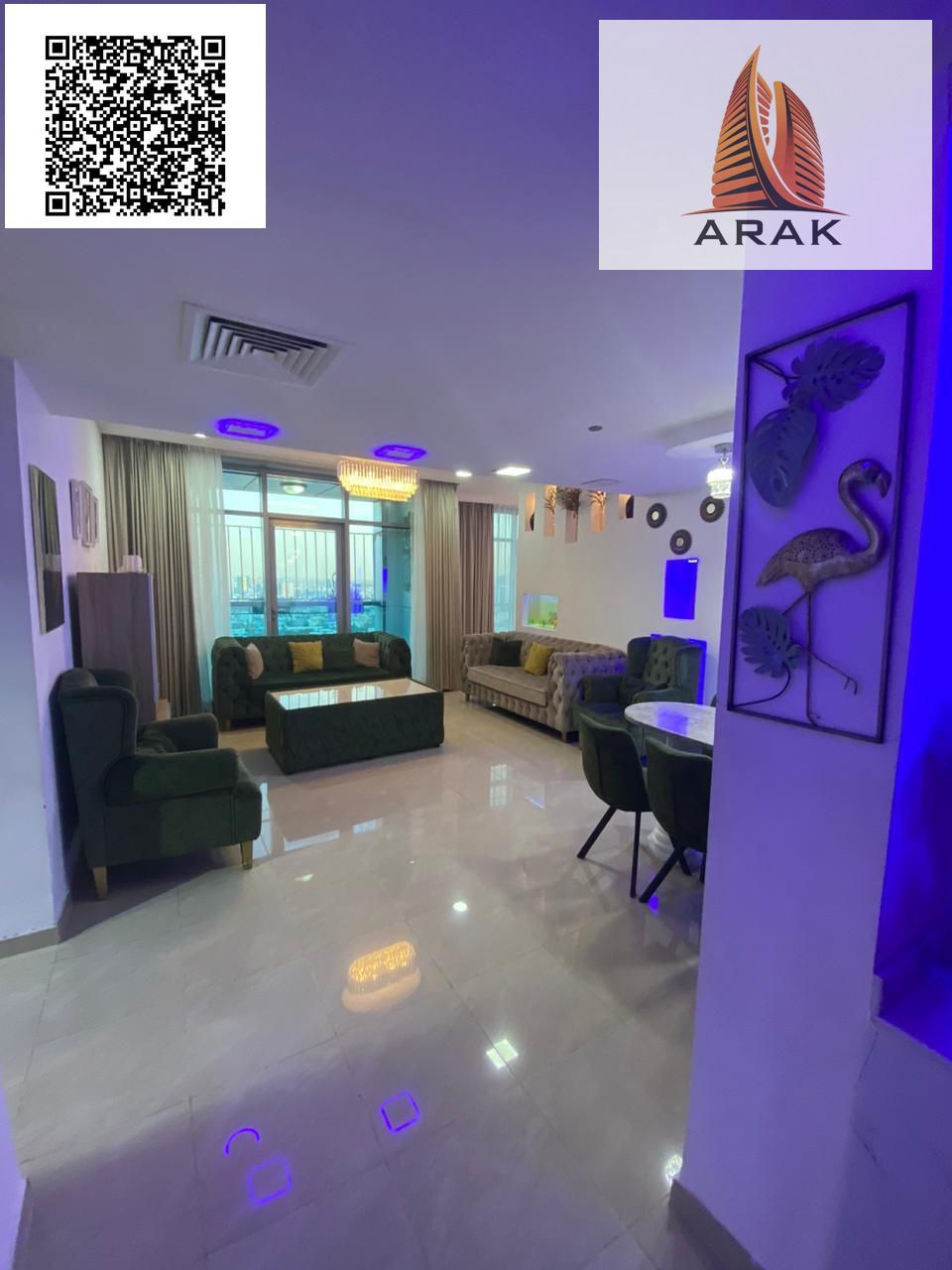 2 BHK for Rent – Ajman Corniche Residence | Super Deluxe A luxury 2 Bedroom + Living Room apartment for rent in Ajman Corniche Residence