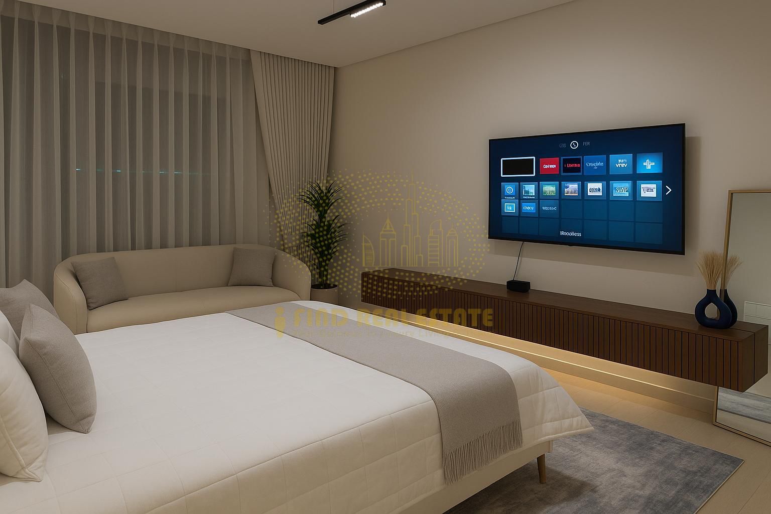 Stylish Studio Living | Contemporary Comfort in Binghatti Azure – JVC