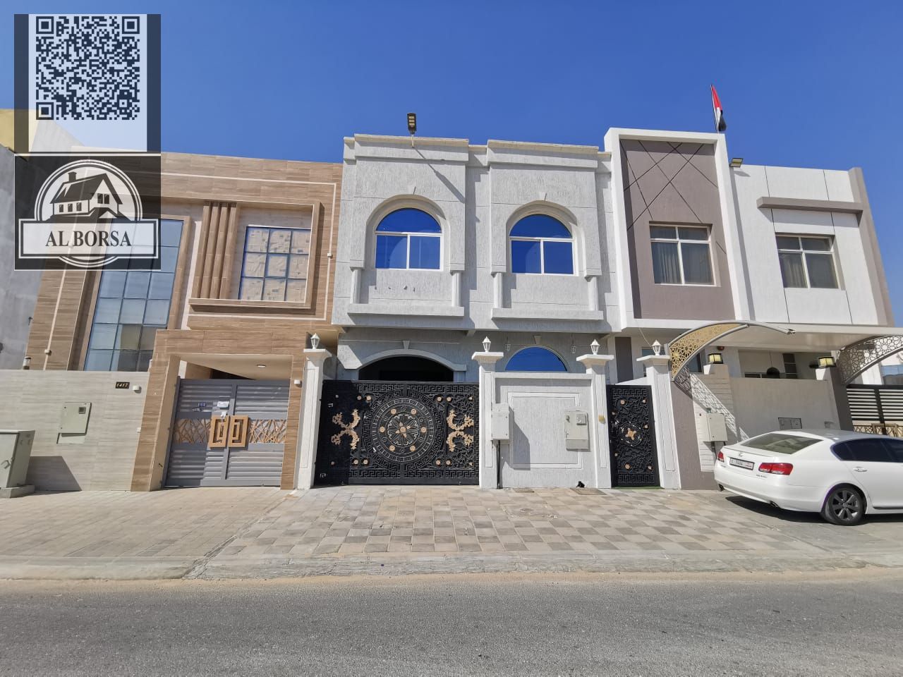 Villa for rent in Al Yasmin | Ground + First + Roof | Second tenant | 5 master bedrooms | Majlis and living room | AED 90,000