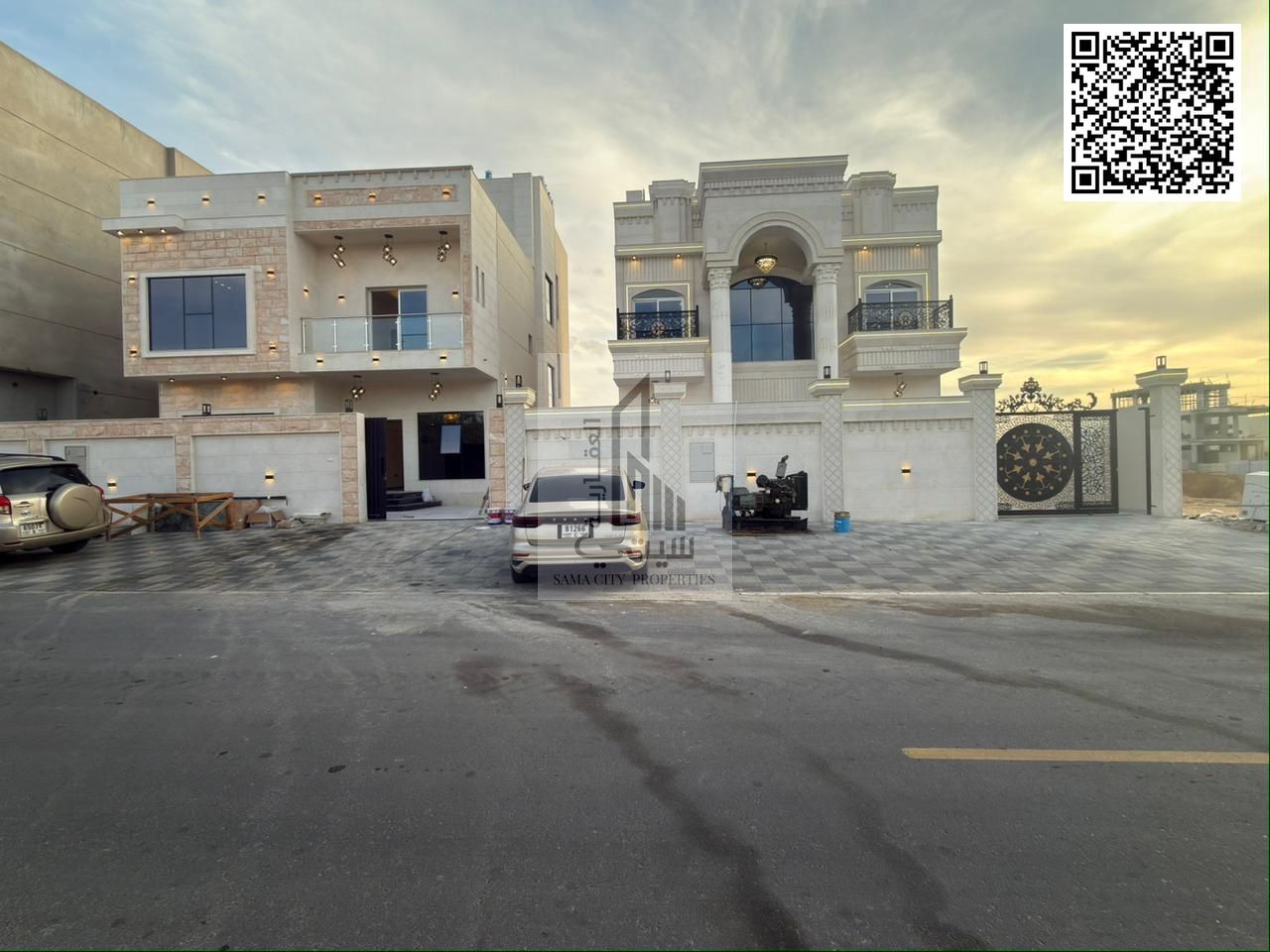For sale: Super deluxe villa in Al-Haliyo 2 area, fees included, 7 rooms, freehold ownership for all nationalities