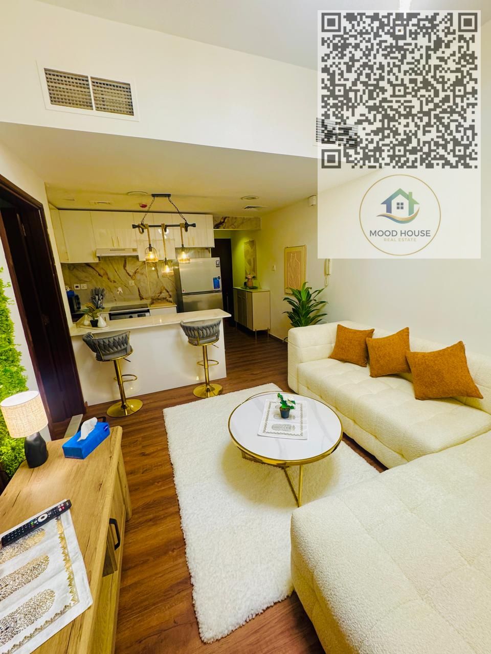 1 Bedroom Apartment for Sale – Garden City Towers, Ajman A clean, fully furnished unit is available for sale in Garden City Towers, featuring an