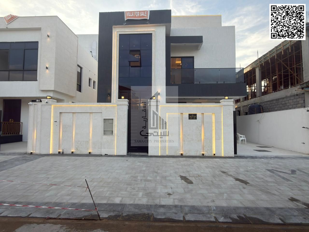 For sale: Super deluxe villa in Al-Haliyo 2 area, fees included, freehold ownership for all nationalities.