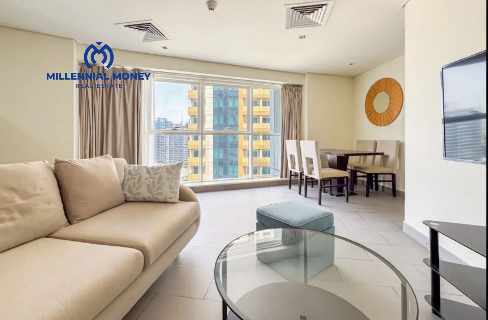 Fully Furnished 2BR | Rented| High Floor