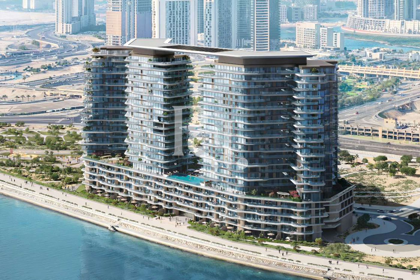 Waterfront Apartment | 1BR w/ Balcony | High Floor