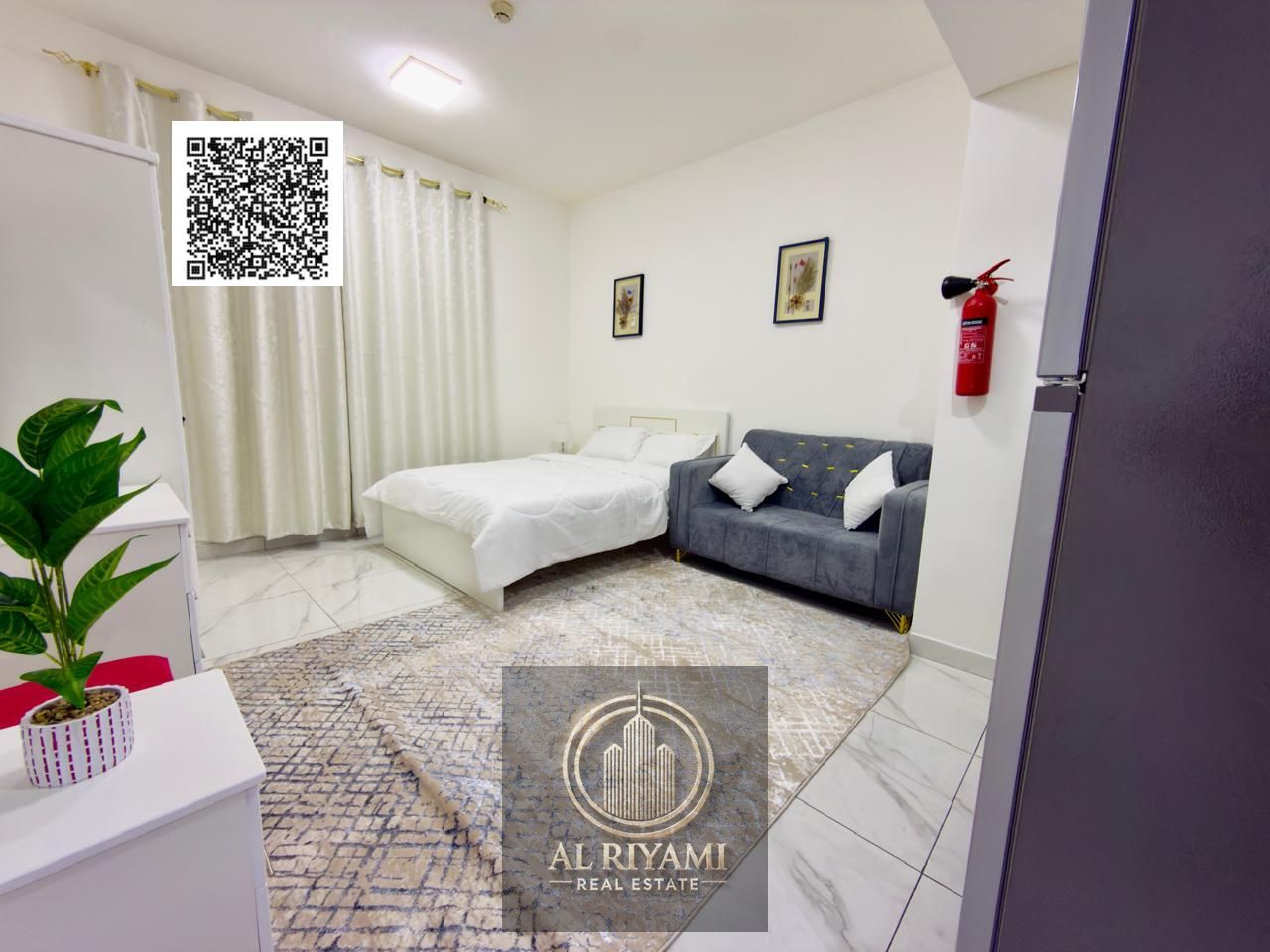 Furnished studio apartment for monthly rent in Al Nuaimiya 1 – Prime location
