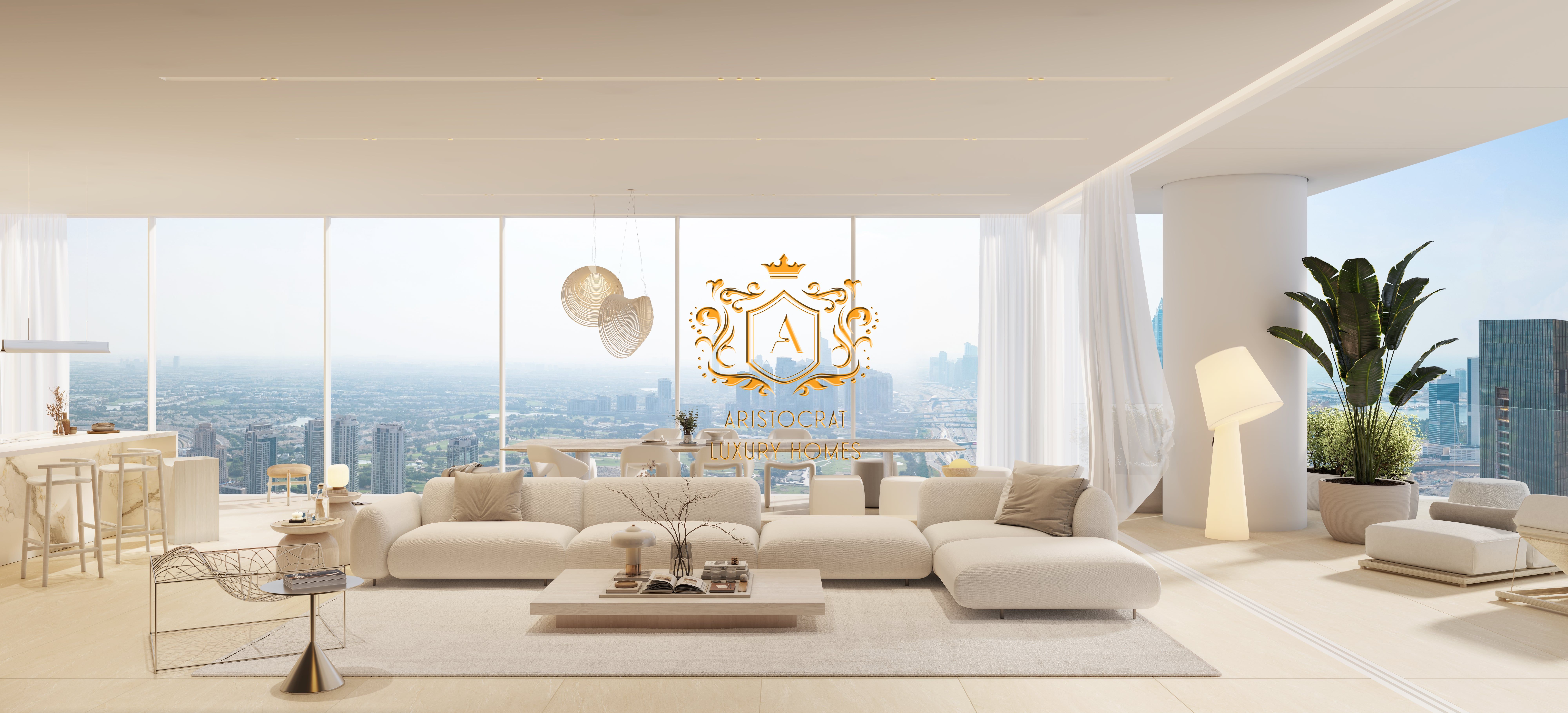 West Direction I 360-Degree Sea Emirates Golf & Marina Views I Luxury 3 Bedroom Flat