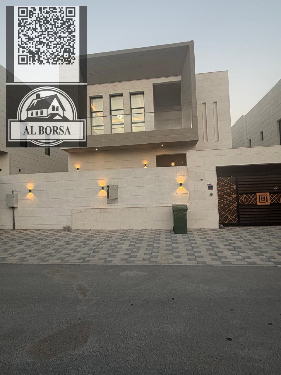 Luxury villa for rent in Al Yasmin | 5 master bedrooms | Living room and majlis | Maid's room + kitchenette | AED 100,000 – 3 installments